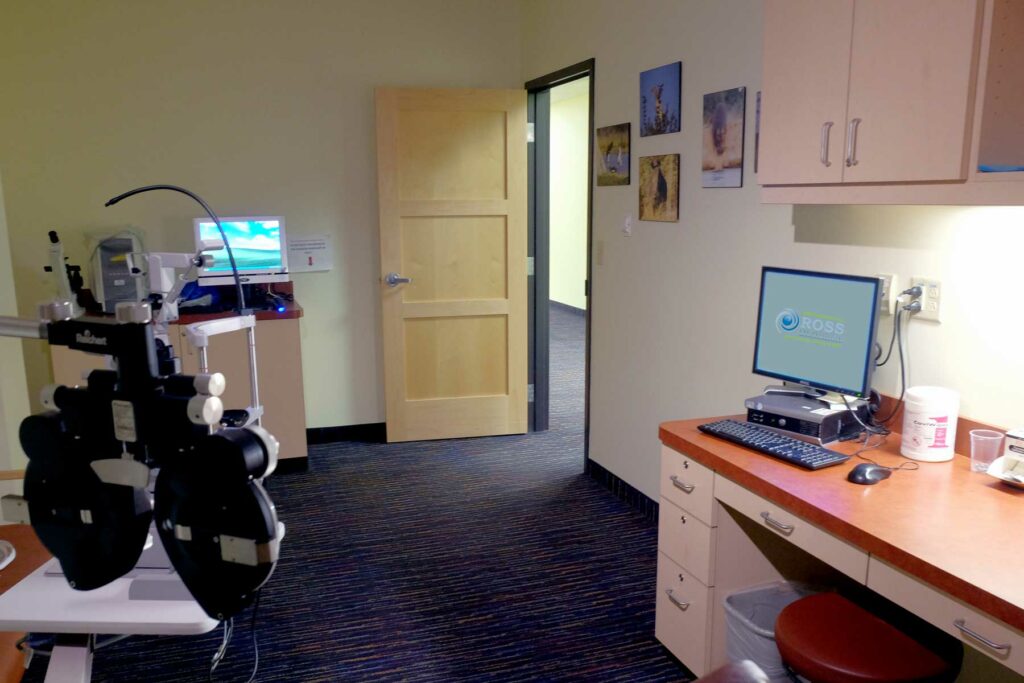 Computer aided eye exams at Ross Eye Institute